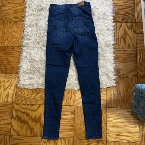 Skinny blue denim jeans high waisted - Picture 2 of 2